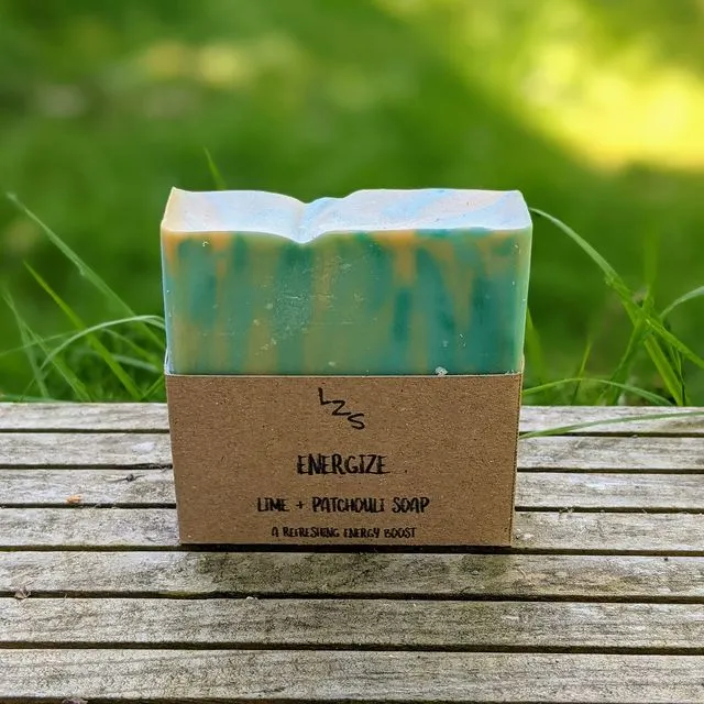 LIME + PATCHOULI SOAP, WITH SHEA AND MANGO BUTTER