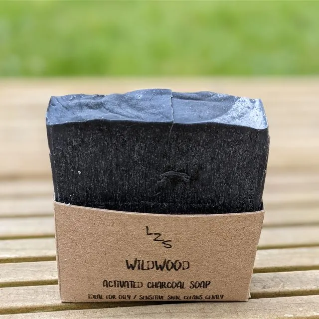 ACTIVATED CHARCOAL SOAP, WITH SHEA AND MANGO BUTTER