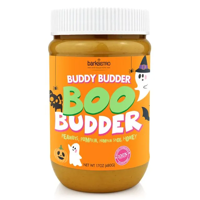 Dog Peanut Butter, Boo BUDDY BUDDER, 100% all natural dog peanut butter