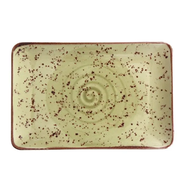 Handmade Porcelain Serving Plate & Platter - Elevate Your Dining Experience with the Exquisite Pebble Series in Pistachio
