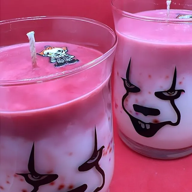 Penny Candle, Horror Candle, Spooky Candle, Clown Candle