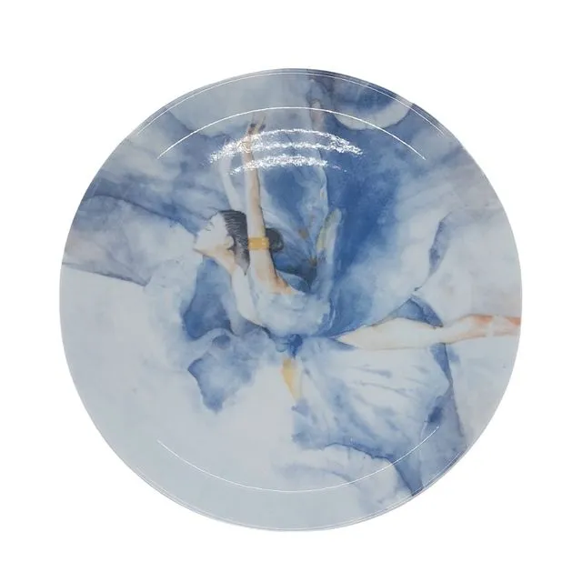 Designer Series Fairy Colour Porcelain Serving Plate & Platter - Handmade, Dishwasher Safe, Microwave Safe - Ø 26 cm