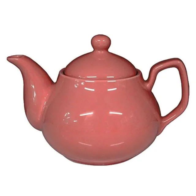 Bascuda Porcelain Tea Pot - Red Colour 15 cm