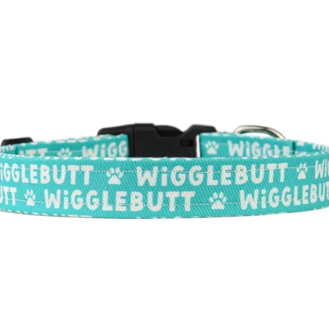 Wigglebutt Dog Collars - Blue