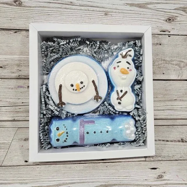 Do you want to build a Snowman Bath Bomb Gift Set