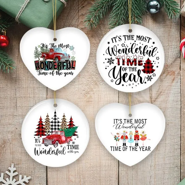 It's the Most Wonderful Time of the Year Christmas Ornament Bundle
