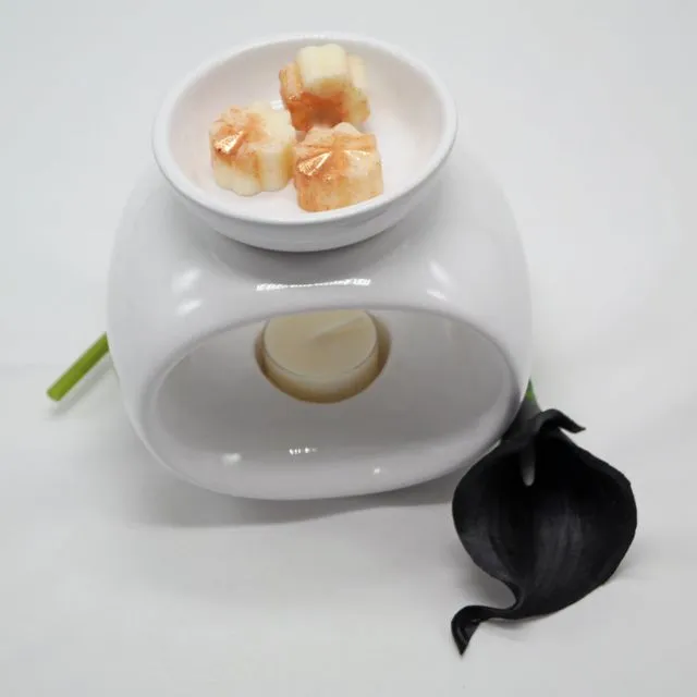 Rome Ceramic Tea Light Wax Burner/Melter