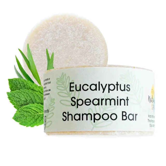 Eucalyptus Spearmint Shampoo Bar-70g- Vegan- Palm Free- Sulphate Free- Natural- Sustainable- Essential Oil- All hair Types- Curly Hair- Plastic Free