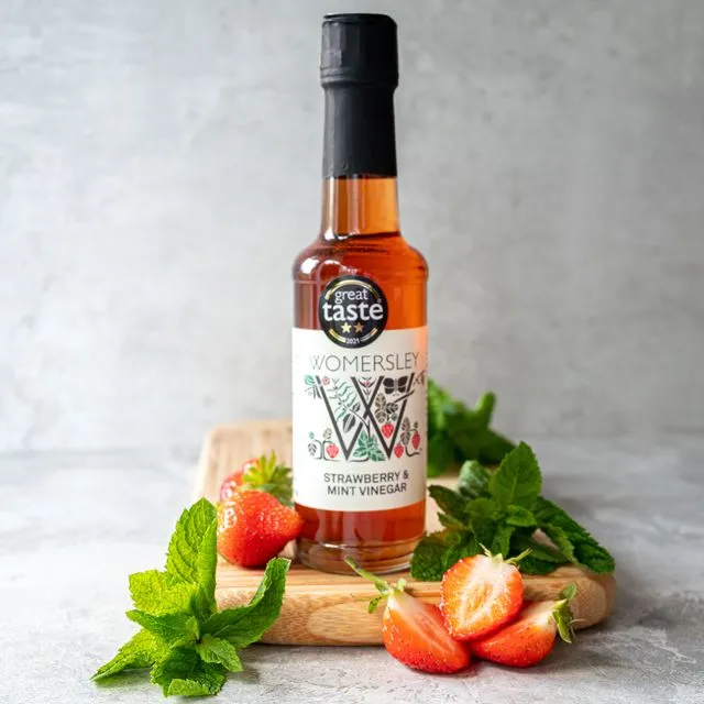 Strawberry & Mint Vinegar, Case of 6 x 150ml
