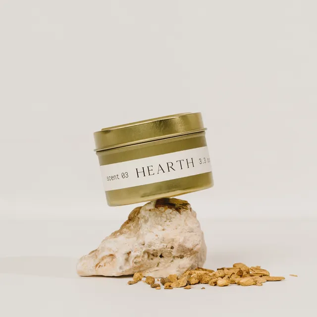 Cardamom + Wood all-natural coconut wax candle | HEARTH