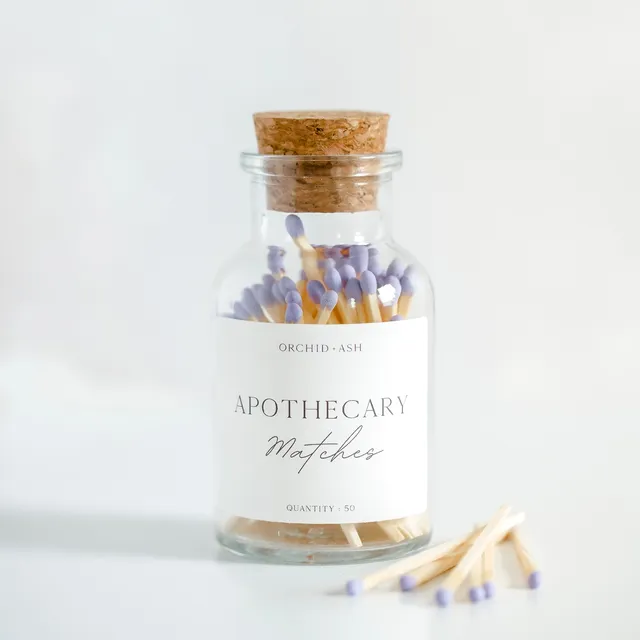 Apothecary Matches, Lavender