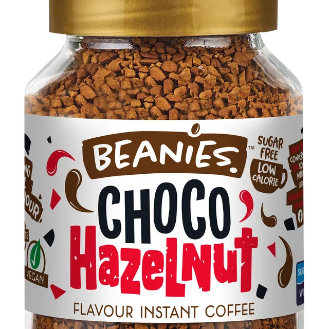 Beanies Choco Hazelnut Flavoured Coffee 50g pack of 6