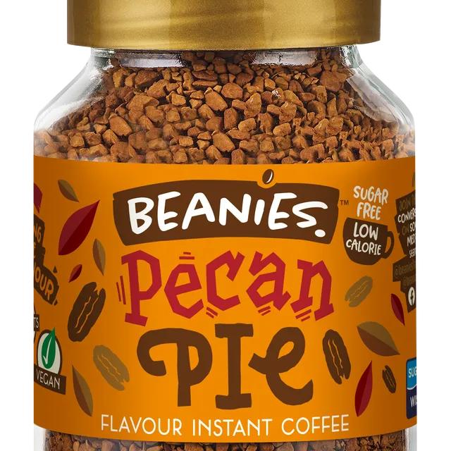Beanies Pecan Pie Flavoured Coffee 50g pack of 6