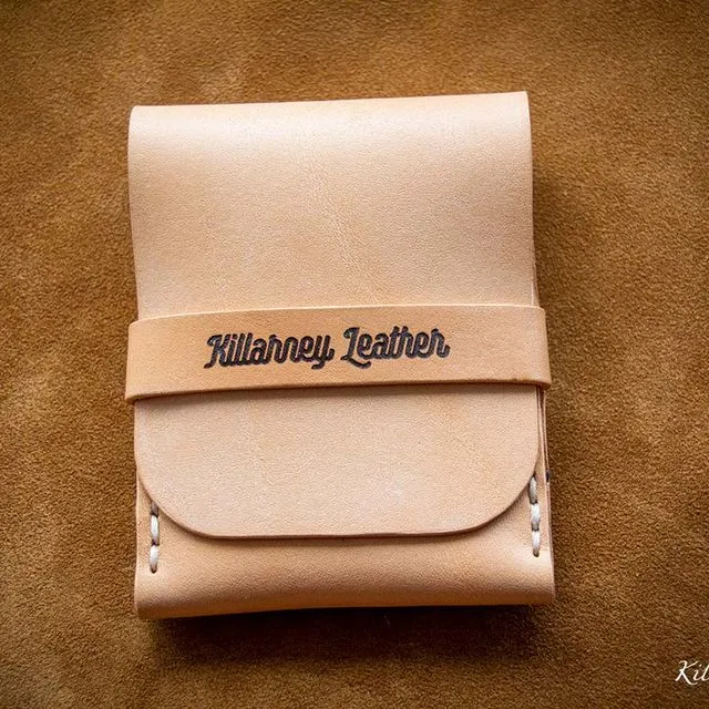 Handmade Italian Leather Cardholder Wallet 03 Natural