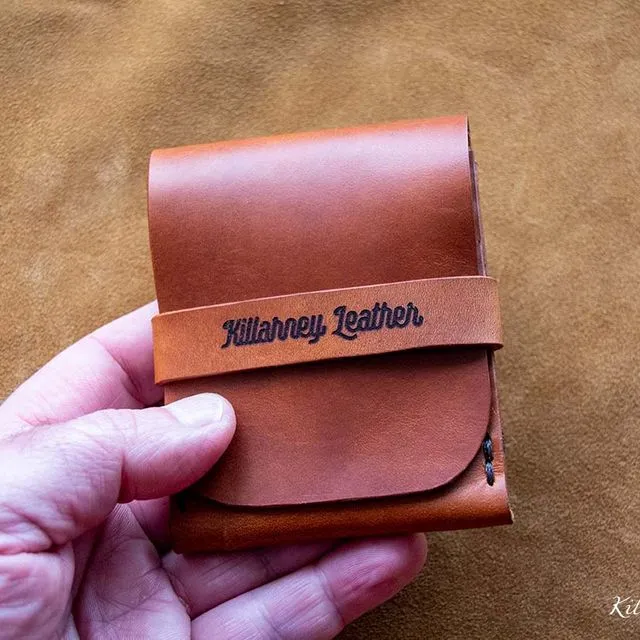 Handmade Italian Leather Cardholder Wallet 04 – Cognac