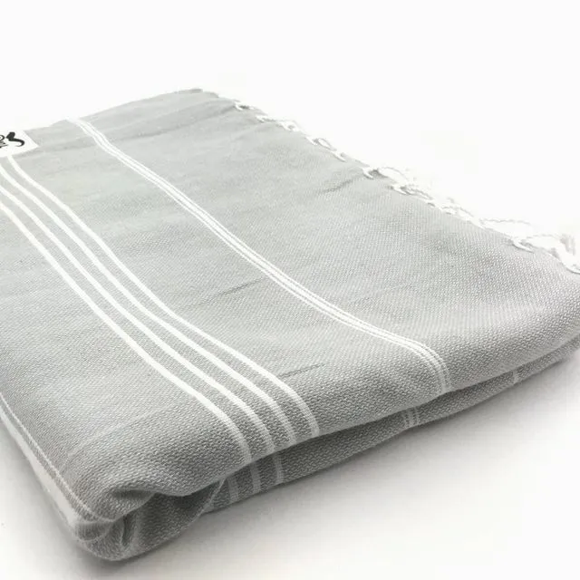 Pickie Throw Blanket, Light Gray