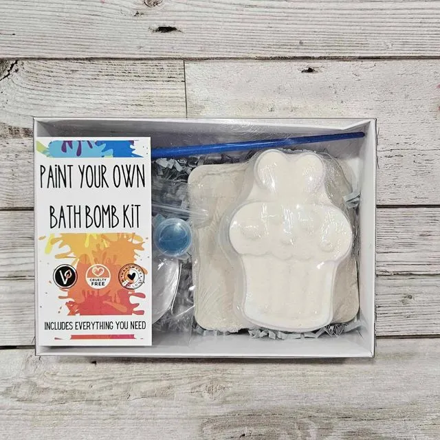 Cute as a Cupcake Paint your own Bath Bomb Kit