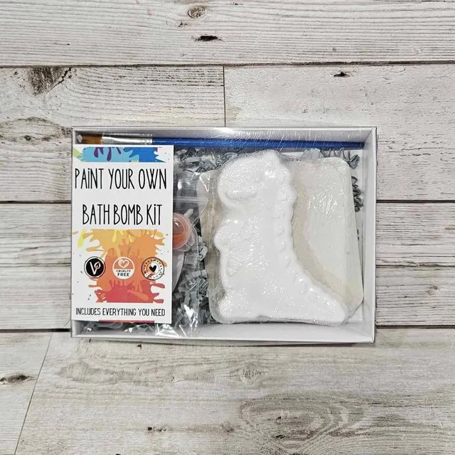 Dinosaur Paint your own Bath Bomb Kit