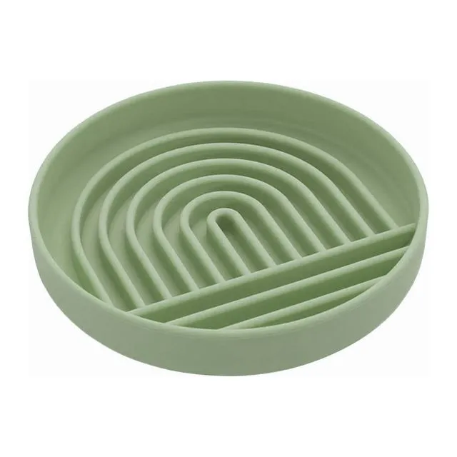 Silicone Slow Feeder Bowl With Suction Base