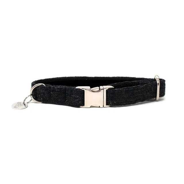 Charcoal - AW23 Collection - Luxury Dog Collar