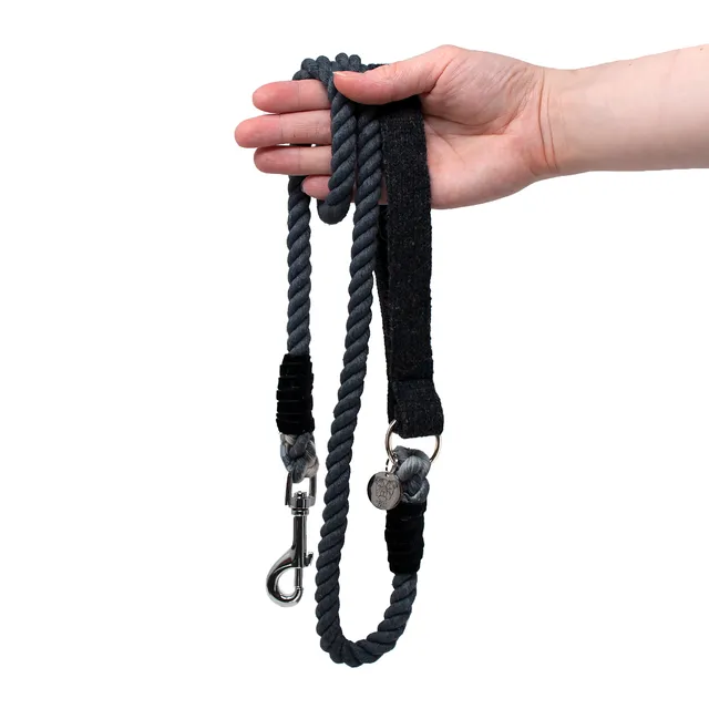 Charcoal - AW23 Collection - Rope Dog Lead