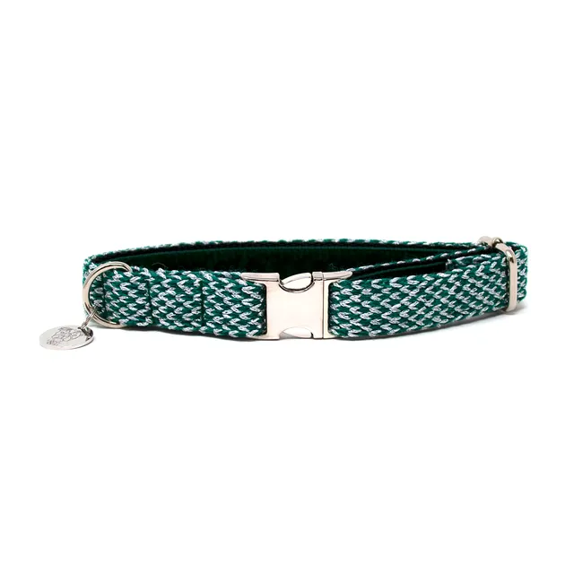 Green Sparkles - Christmas '23 - Luxury Dog Collar