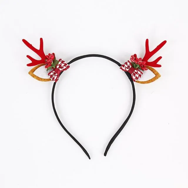 Cute Antlers Kids Christmas Festival Party Headbands