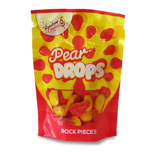 Rock Pouch - Pear Drops 150g. Outer of 9