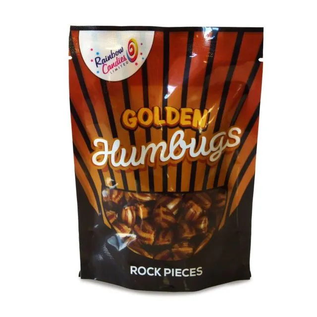 Rock Pouch - Golden Humbugs 150g. Outer of 9