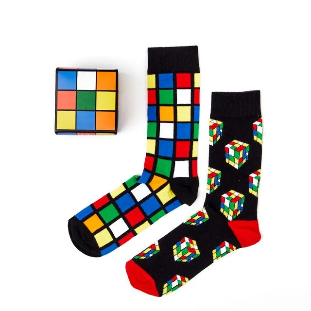 Unisex Game Cube Socks Gift Set