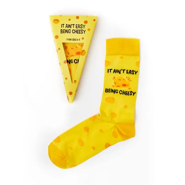 Unisex It Ain't Easy Being Cheesy Slice Gift Set
