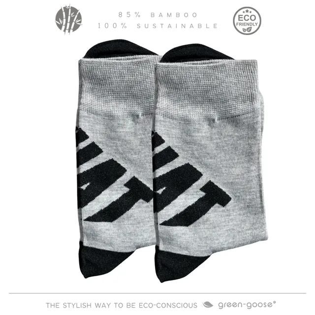 Bamboo Socks | 2 Pair | What | 39-44 | Black, White