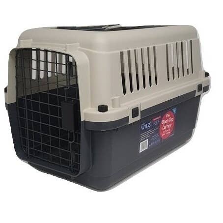 Henry Wag Open Top Pet Travel Kennel 24"