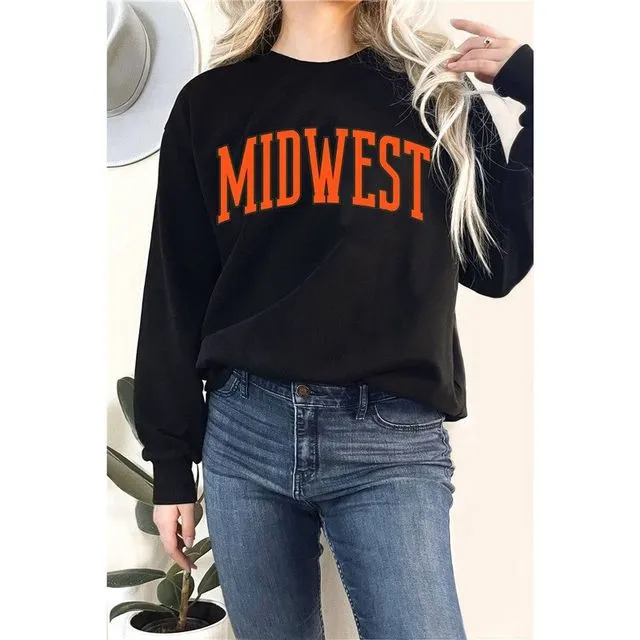 Midwest Puff Graphix Terry Sweatshirts - BLACK