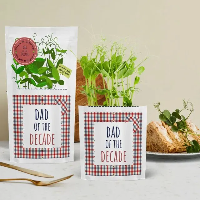 Dad of the Decade Greeting Card Plant Seed Gift Father's Day - Greens & Greetings
