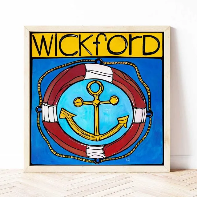 Wickford RI Signed Art Print: Nautical Rhode Island Artwork