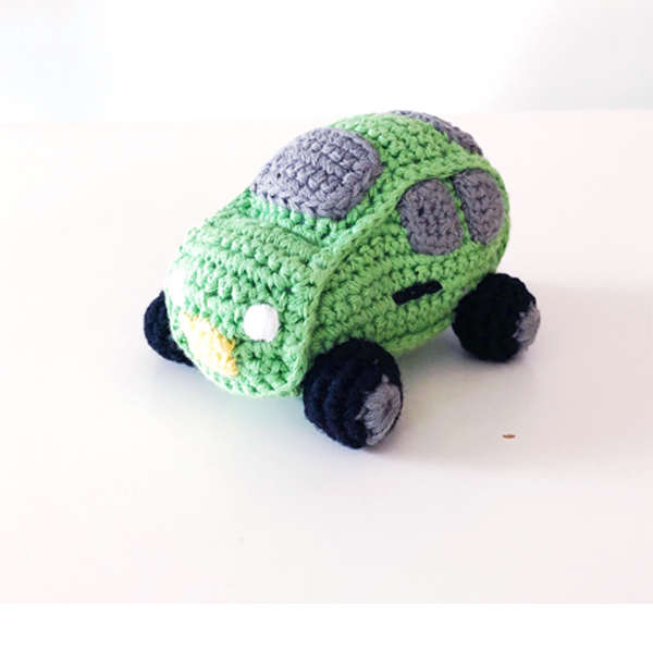 Baby Toy Car rattle- deep green