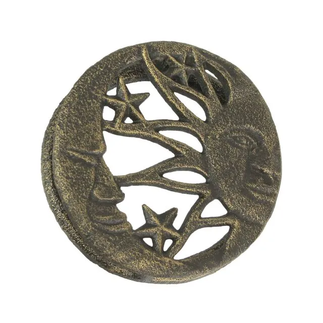 Celestial Cast Iron Door Knocker - Bronze