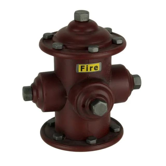Vintage Look Metal Fire Hydrant Coin Bank Money