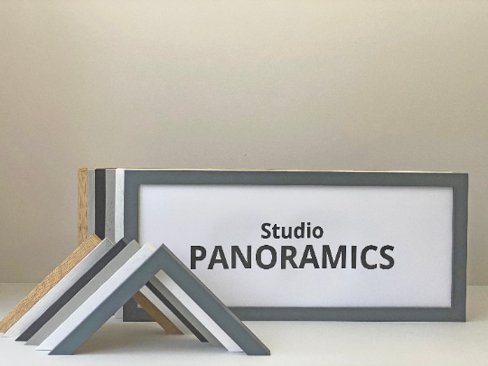 Panoramic Picture Frames - Pale Grey