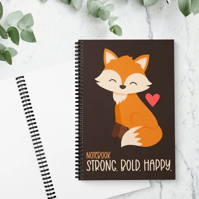 Autumn Fox Blank Notebook (A5)