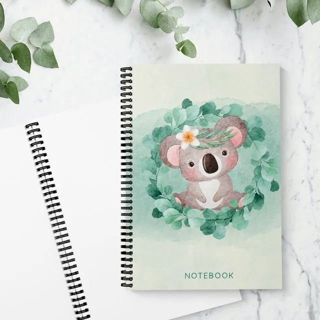 Koala Blush Blank Notebook (A5)