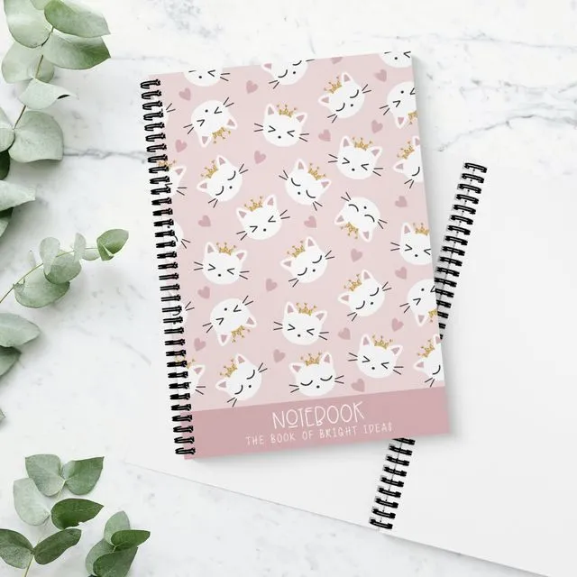 Royal Kitten Blank Notebook (A5)