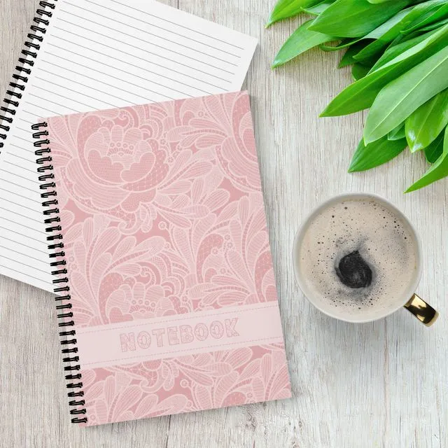 Lace Garden Lined Notebook (A5)