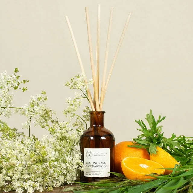 Lemongrass & Cedarwood Natural Reed Diffuser – Rejuvenating (Copy)
