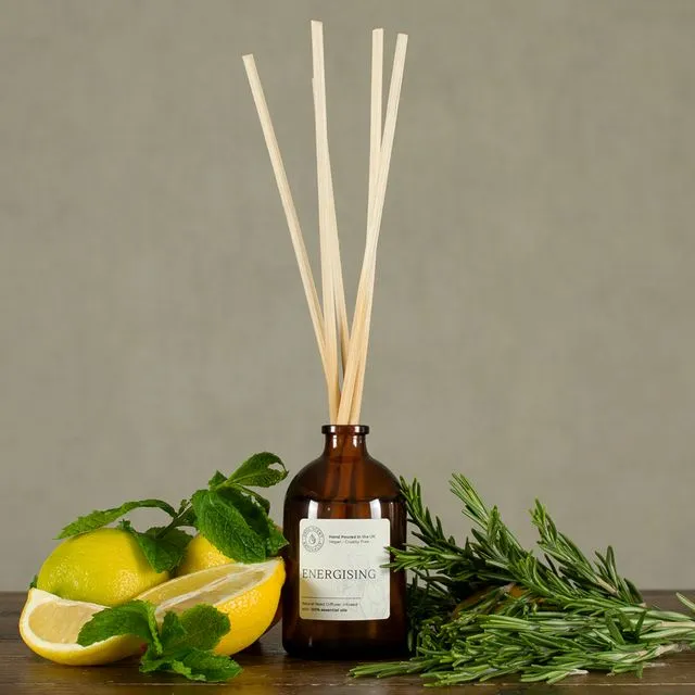 Lemon & Rosemary Natural Reed Diffuser – Energising