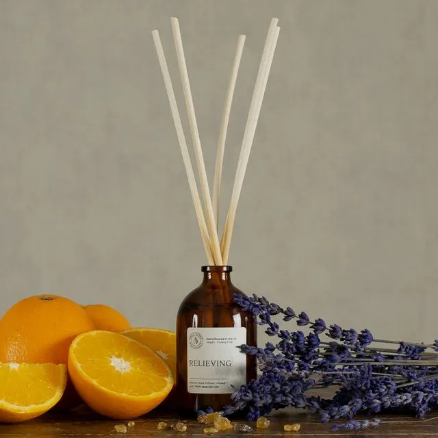 Lavender & Ylang-Ylang Natural Reed Diffuser – Relieving