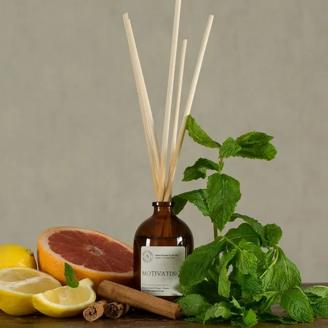 Grapefruit & Peppermint Natural Reed Diffuser – Motivating