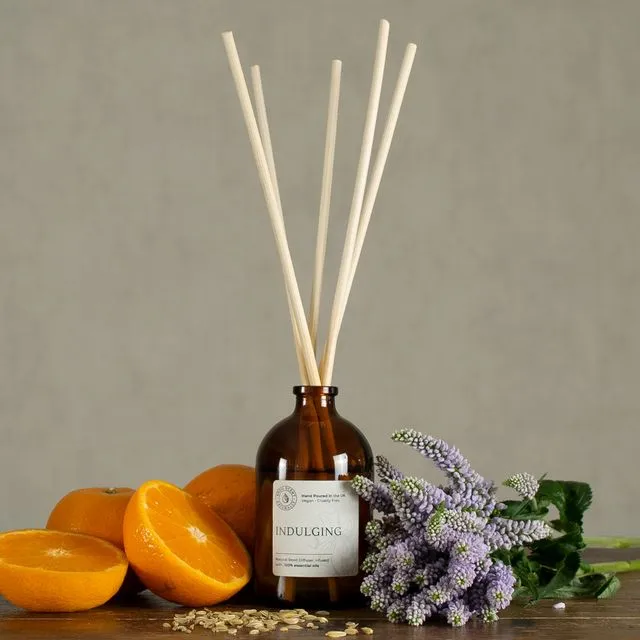 Tangerine & Clary Sage Natural Reed Diffuser – Indulging