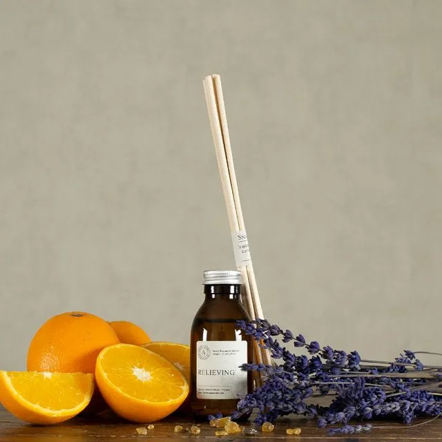Lavender & Ylang-Ylang Natural Minimalistic Reed Diffuser – Relieving